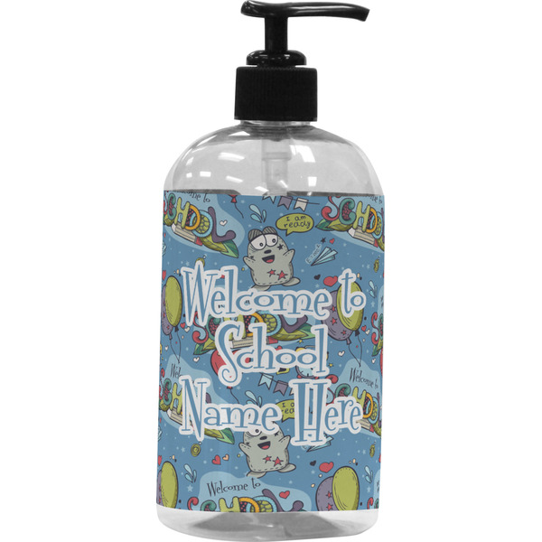 Custom Welcome to School Plastic Soap / Lotion Dispenser (Personalized)