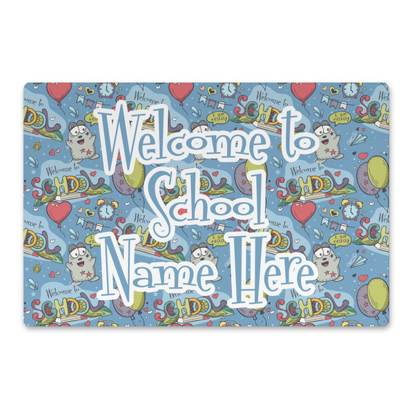 Custom Welcome to School Large Rectangle Car Magnet (Personalized)