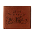 Welcome to School Leatherette Bifold Wallet (Personalized)