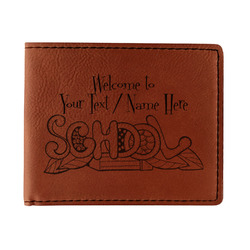 Welcome to School Leatherette Bifold Wallet - Double Sided (Personalized)