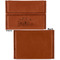 Welcome to School Leather Business Card Holder Front Back Single Sided - Apvl