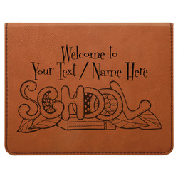 Welcome to School Leatherette 4-Piece Wine Tool Set (Personalized)