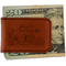 Welcome to School Leatherette Magnetic Money Clip (Personalized)