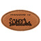 Welcome to School Leatherette Oval Name Badges with Magnet - Main