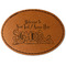 Welcome to School Faux Leather Iron On Patch - Oval (Personalized)