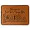 Welcome to School Leatherette Patches - Rectangle