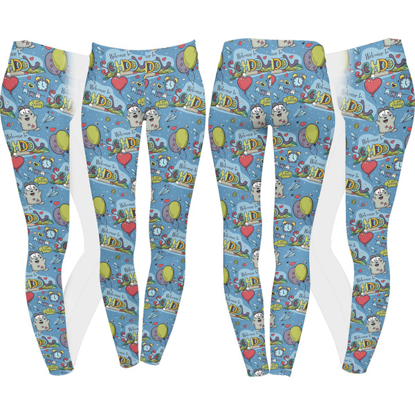 Welcome to School Leggings Turn Around - Apvl