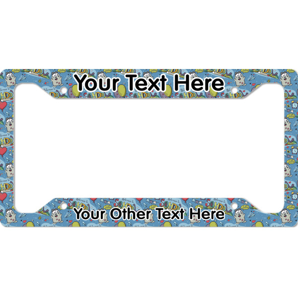 Custom Welcome to School License Plate Frame - Style A (Personalized)