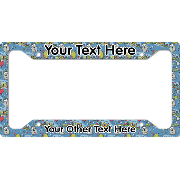 Custom Welcome to School License Plate Frame (Personalized)