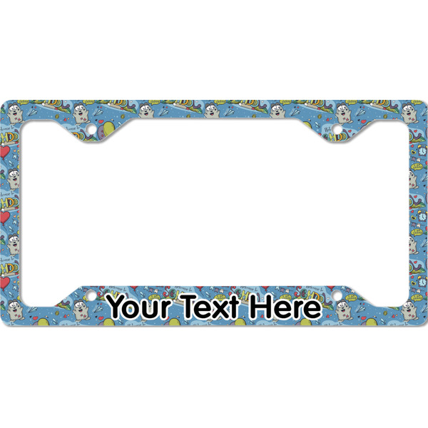 Custom Welcome to School License Plate Frame - Style C (Personalized)
