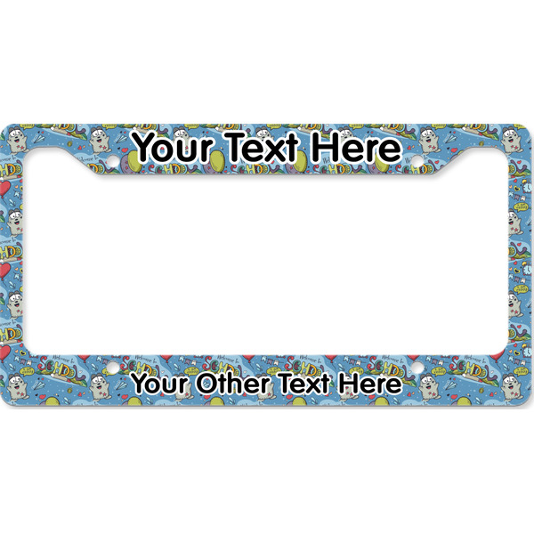 Custom Welcome to School License Plate Frame - Style B (Personalized)