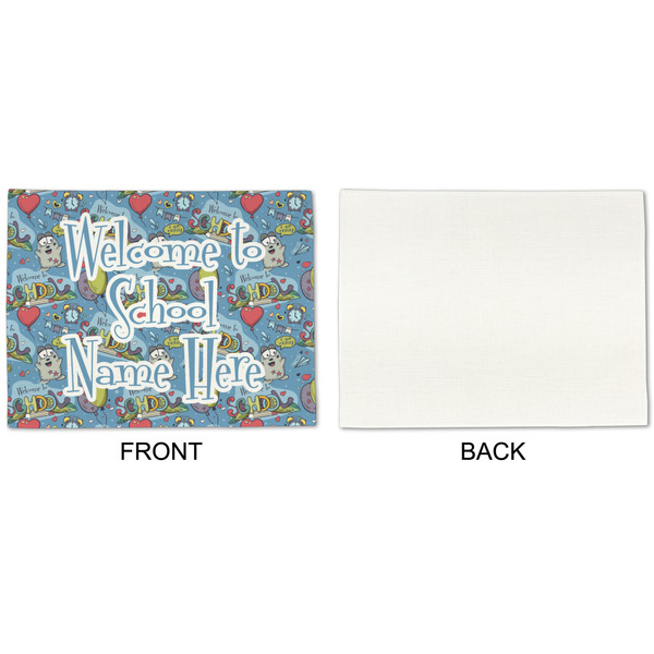 Welcome to School Linen Placemat - APPROVAL Single (single sided)