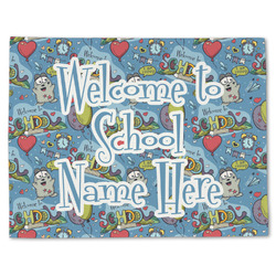 Welcome to School Single-Sided Linen Placemat - Single w/ Name or Text