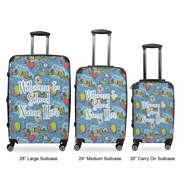 Welcome to School Luggage Bags all sizes - With Handle