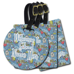 Welcome to School Plastic Luggage Tag (Personalized)