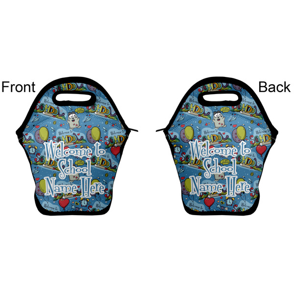 Welcome to School Lunch Bag - Front and Back
