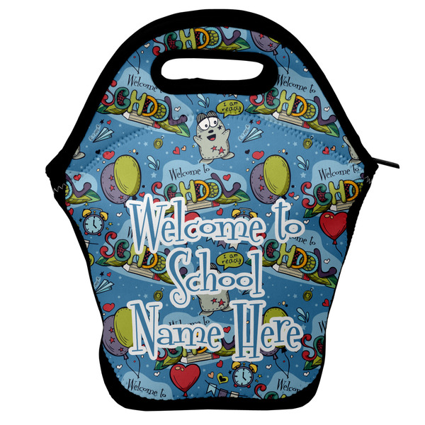 Custom Welcome to School Lunch Bag w/ Name or Text