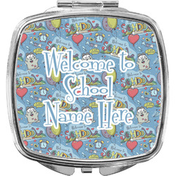 Welcome to School Compact Makeup Mirror (Personalized)