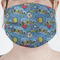 Welcome to School Mask - Pleated (new) Front View on Girl