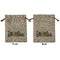 Welcome to School Medium Burlap Gift Bag - Front & Back (Personalized)