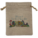 Welcome to School Burlap Gift Bag (Personalized)