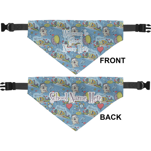 Welcome to School Medium Dog Bandana Approval