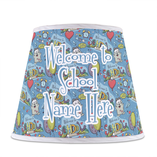 Welcome to School Poly Film Empire Lampshade - Front View