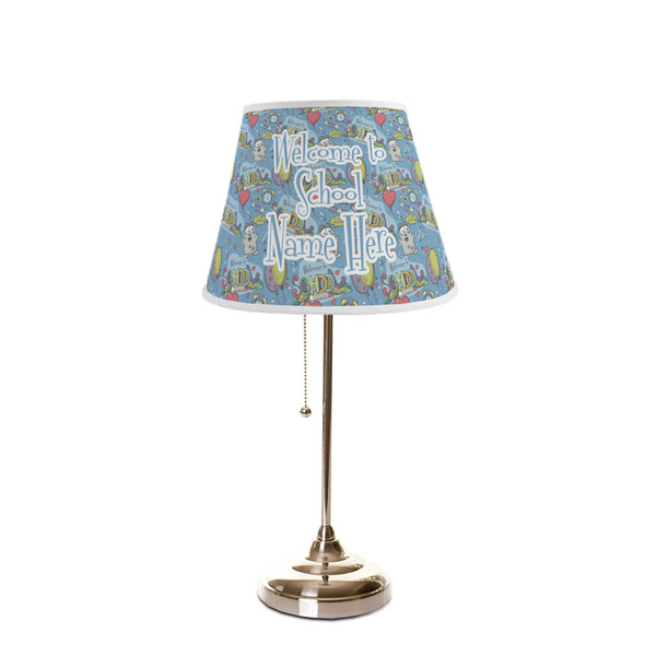 Welcome to School Poly Film Empire Lampshade - On Stand