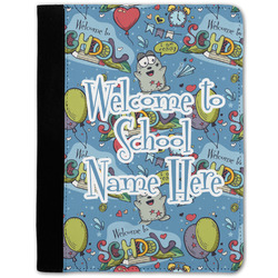 Welcome to School Notebook Padfolio - Medium w/ Name or Text