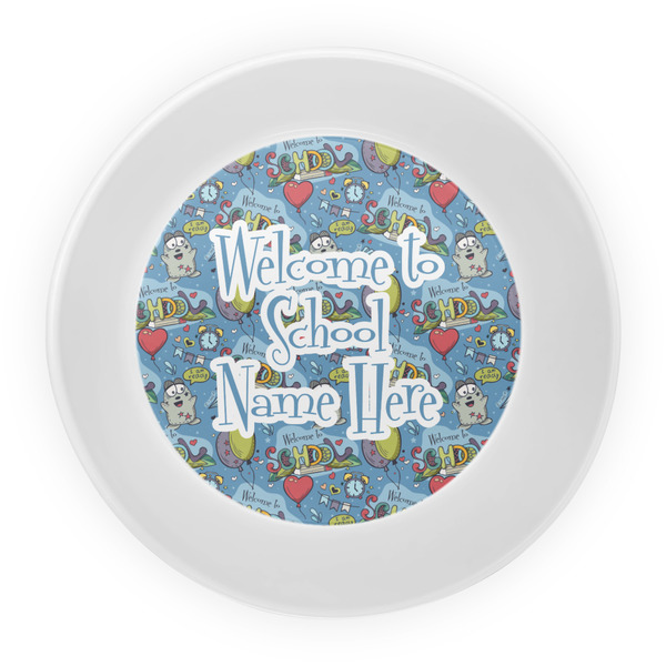 Welcome to School Melamine Bowl - Center