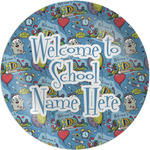 Welcome to School Melamine Plate - 10" (Personalized)