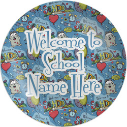 Welcome to School Melamine Plate - 10" (Personalized)