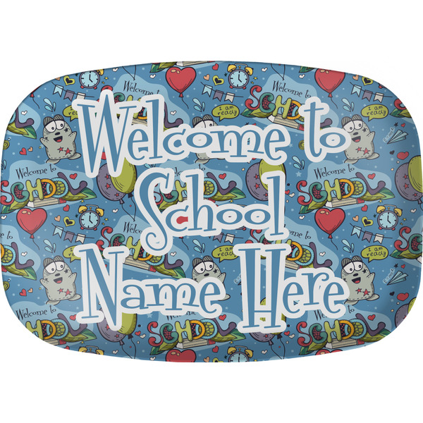 Custom Welcome to School Melamine Platter (Personalized)