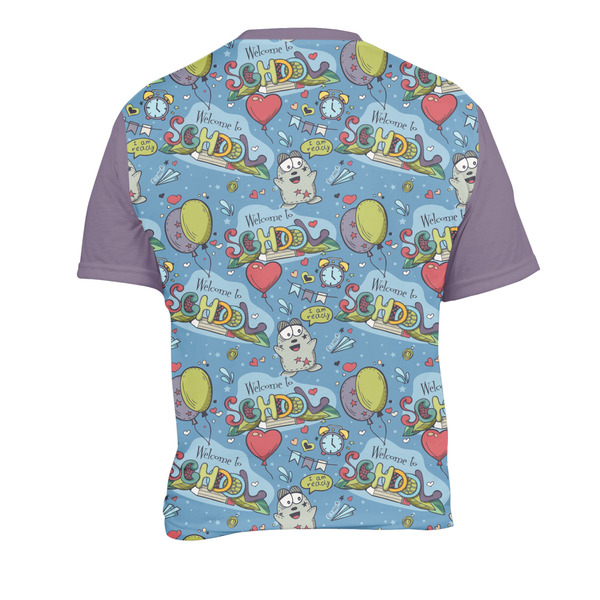 Welcome to School Men's Crew Neck T Shirt Medium - Back