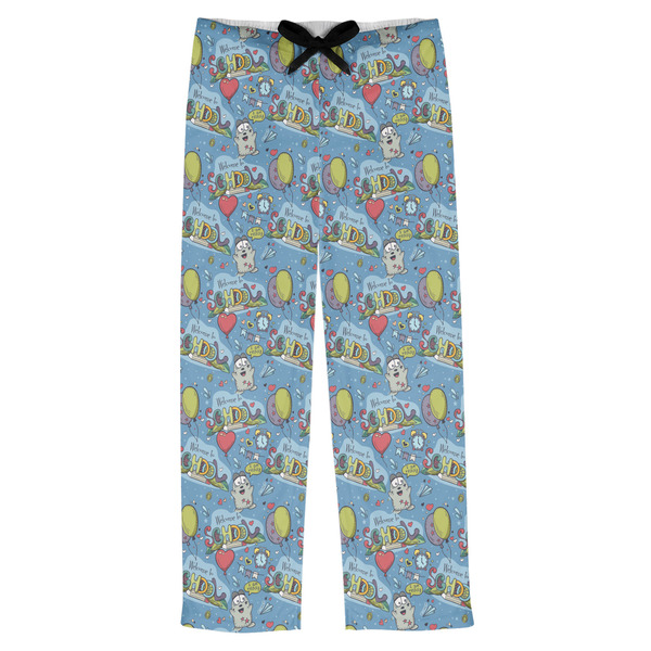 Custom Welcome to School Mens Pajama Pants - XS