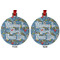Welcome to School Metal Ball Ornament - Front and Back