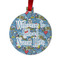Welcome to School Metal Ball Ornament - Front