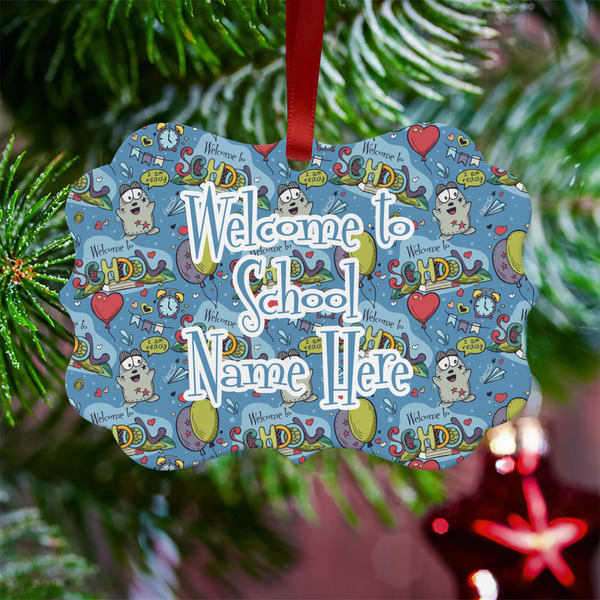 Welcome to School Metal Benilux Ornament - Lifestyle