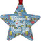 Welcome to School Metal Star Ornament - Front