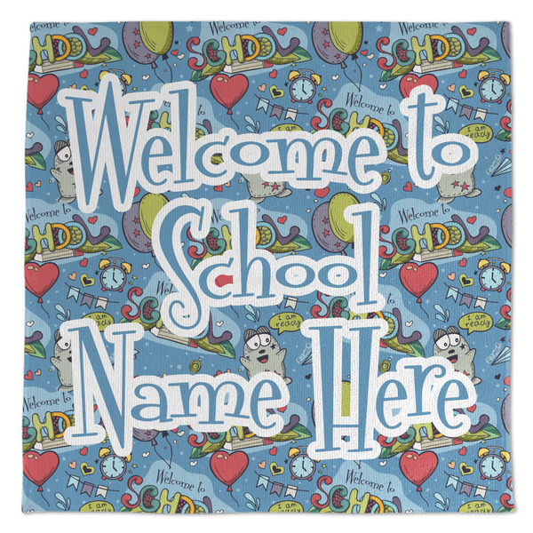 Welcome to School Microfiber Dish Rag - APPROVAL