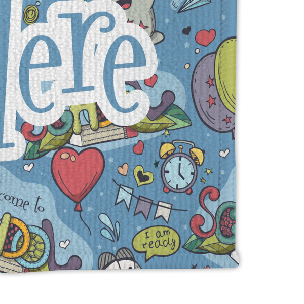 Welcome to School Microfiber Dish Rag - DETAIL