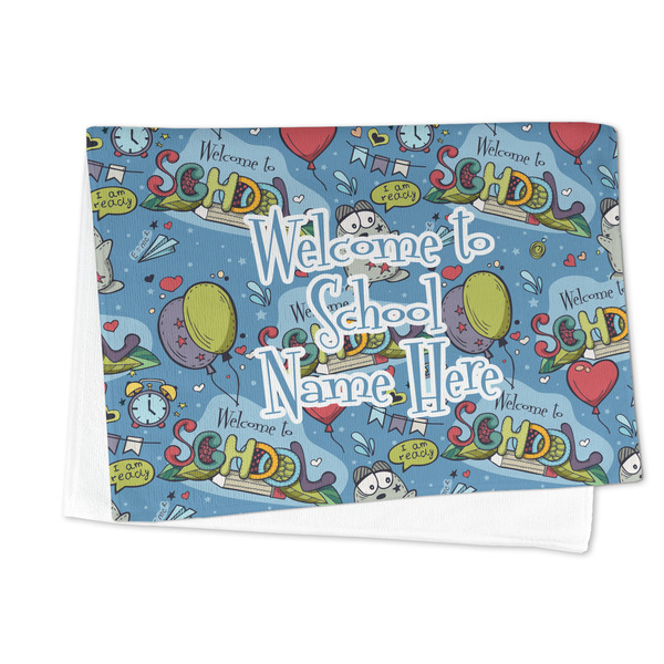 Welcome to School Microfiber Dish Towel - FOLDED HALF