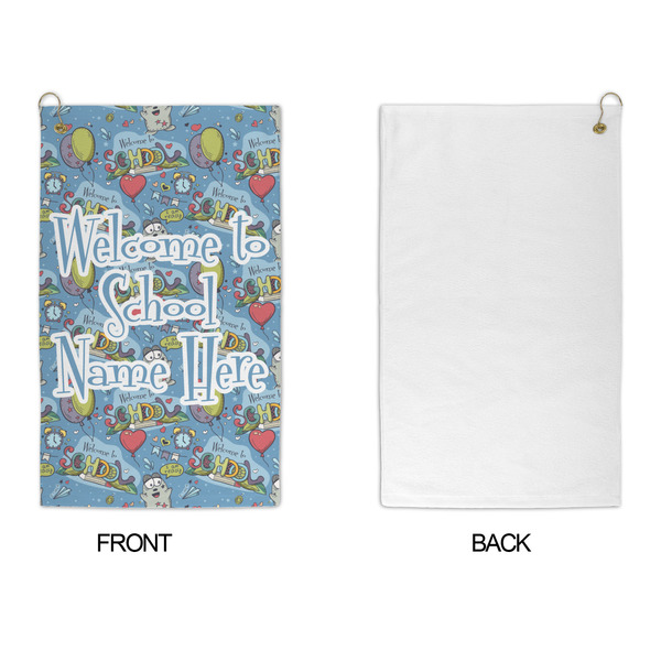 Welcome to School Microfiber Golf Towels - APPROVAL