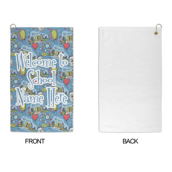 Welcome to School Microfiber Golf Towels - APPROVAL