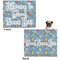 Welcome to School Microfleece Dog Blanket - Large- Front & Back