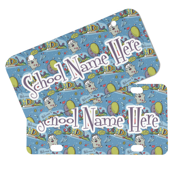 Welcome to School Mini License Plates - MAIN (4 and 2 Holes)