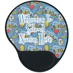 Welcome to School Mouse Pad with Wrist Support