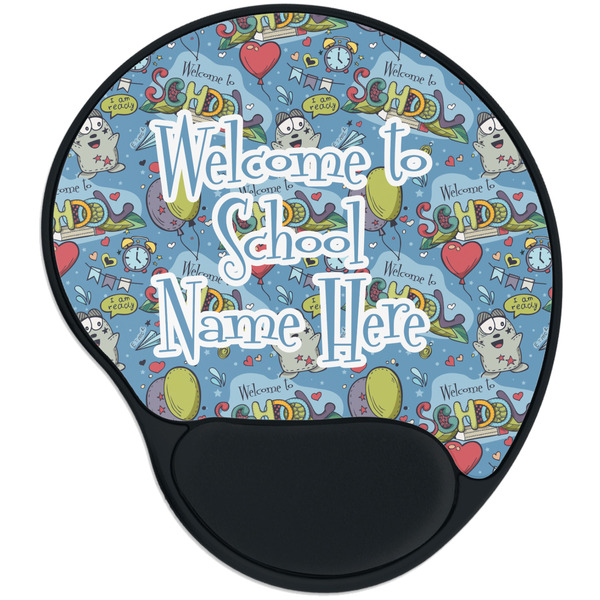 Custom Welcome to School Mouse Pad with Wrist Support