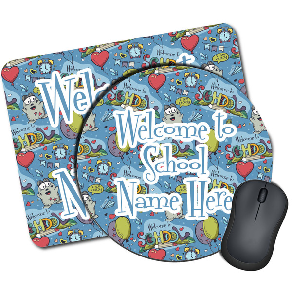 Custom Welcome to School Mouse Pad (Personalized)