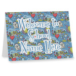 Welcome to School Note cards (Personalized)